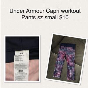 Under Armour Capri workout pants